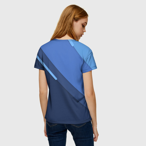 Женская футболка 3D Манчестер Сити, цвет 3D печать - фото 4