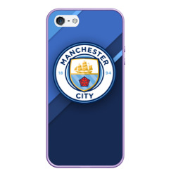 Чехол для iPhone 5/5S матовый Манчестер Сити