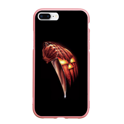 Чехол для iPhone 7Plus/8 Plus матовый Хэллоуин, цвет баблгам