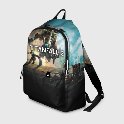 Рюкзак с принтом Titanfall, вид спереди №1