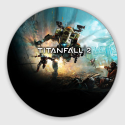 Круглый коврик для мышки Titanfall