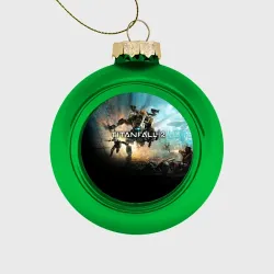 Ёлочный шар стеклянный/пластиковый Titanfall