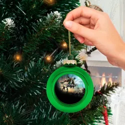 Ёлочный шар стеклянный/пластиковый Titanfall - фото 2