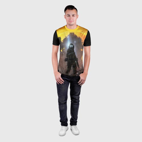 Мужская футболка 3D Slim Titanfall, цвет 3D печать - фото 4