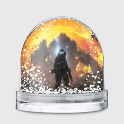 Игрушка Снежный шар Titanfall