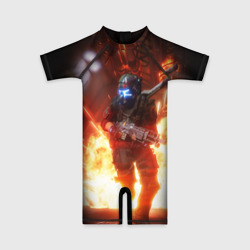 Детский купальный костюм 3D Titanfall fighter runs
