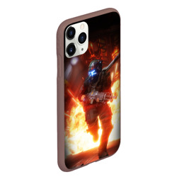 Чехол для iPhone 11 Pro Max матовый Titanfall fighter runs - фото 2