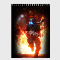 Скетчбук Titanfall fighter runs
