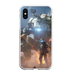 Чехол для iPhone XS Max матовый Titanfall