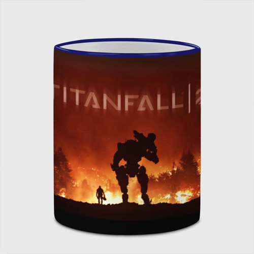 Кружка с полной запечаткой Titanfall, цвет Кант синий - фото 4