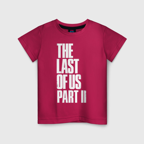 Детская футболка хлопок The Last of Us, цвет маджента