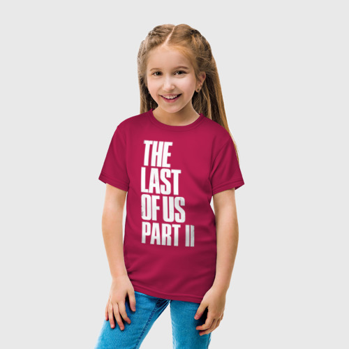 Детская футболка хлопок The Last of Us, цвет маджента - фото 5