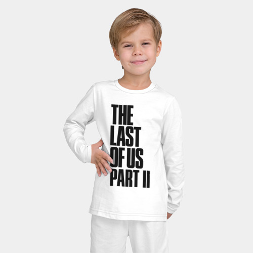Детская пижама с лонгсливом хлопок The Last of Us, цвет белый - фото 3