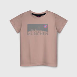 Детская футболка хлопок Bayern Munchen - Munchen City grey (2022)