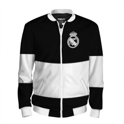 Мужской бомбер 3D Real Madrid Black Collection