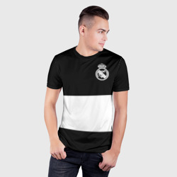 Мужская футболка 3D Slim Real Madrid Black Collection - фото 2