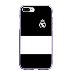 Чехол для iPhone 7Plus/8 Plus матовый Real Madrid Black Collection