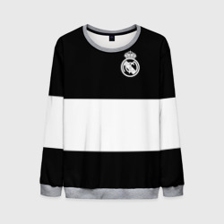 Мужской свитшот 3D Real Madrid Black Collection