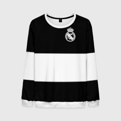 Мужской свитшот 3D Real Madrid Black Collection