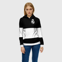 Женская толстовка 3D Real Madrid Black Collection - фото 2