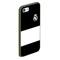 Чехол для iPhone 5/5S матовый Real Madrid Black Collection - фото 2