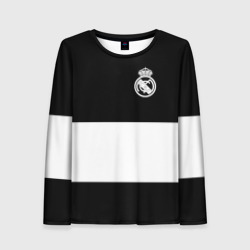 Женский лонгслив 3D Real Madrid Black Collection