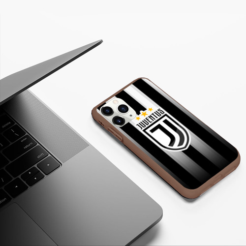 Чехол для iPhone 11 Pro матовый с принтом Ювентус Новый Логотип, фото #5