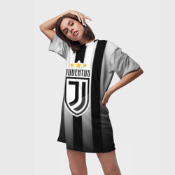Платье-футболка 3D Ювентус Новый Логотип - фото 2