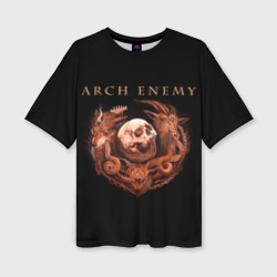 Женская футболка oversize 3D Arch Enemy