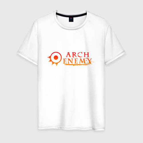 Мужская футболка хлопок Arch Enemy, цвет белый