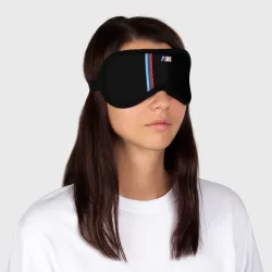 Маска для сна 3D BMW black collection БМВ - фото 2