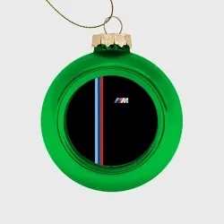 Ёлочный шар стеклянный/пластиковый BMW black collection БМВ