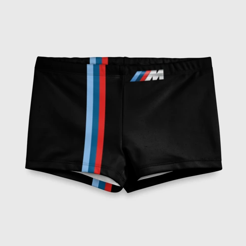 Детские купальные плавки 3D BMW black collection БМВ