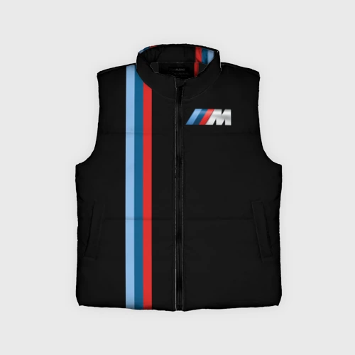Детский жилет утепленный 3D BMW black collection БМВ