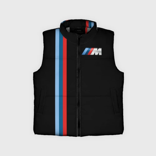 Детский жилет утепленный 3D BMW black collection БМВ