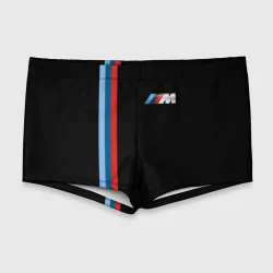 Мужские купальные плавки 3D BMW black collection БМВ