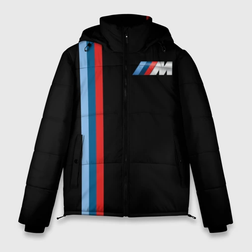 Мужская зимняя куртка 3D BMW black collection БМВ