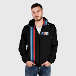 Мужская ветровка 3D BMW black collection БМВ - фото 2