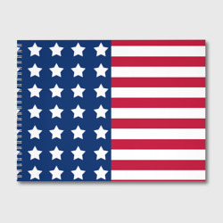 Альбом для рисования USA flag американский флаг