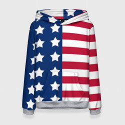 Женская толстовка 3D USA flag американский флаг