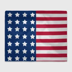 Плед 3D USA flag американский флаг