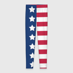 Леггинсы 3D USA flag американский флаг