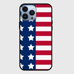 Чехол для iPhone 13 Pro Max USA flag американский флаг