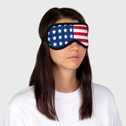 Маска для сна 3D USA flag американский флаг - фото 2