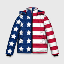 Зимняя куртка для мальчиков 3D USA flag американский флаг
