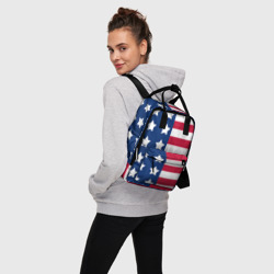 Женский рюкзак 3D USA flag американский флаг - фото 2