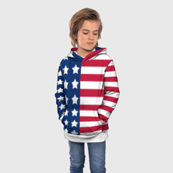 Детская толстовка 3D USA flag американский флаг - фото 2