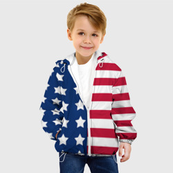 Детская куртка 3D USA flag американский флаг - фото 2