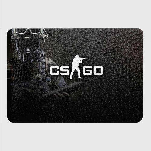 Картхолдер с принтом CS GO, цвет черный - фото 4