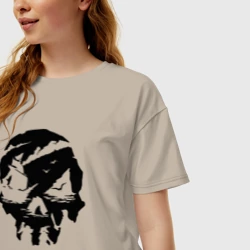 Женская футболка хлопок Oversize Sea of thieves - фото 2